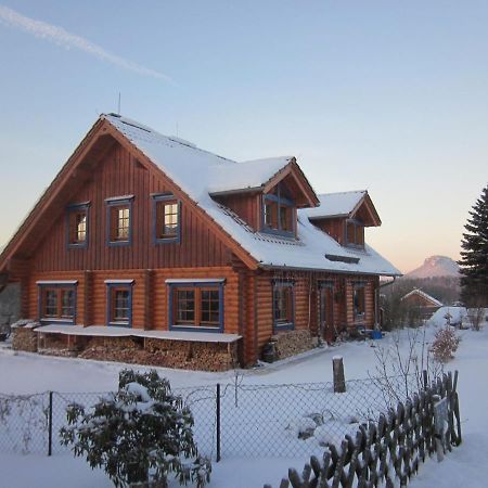 Ferienwohnung Im Blockhaus Rosenkranz Rathmannsdorf Ngoại thất bức ảnh