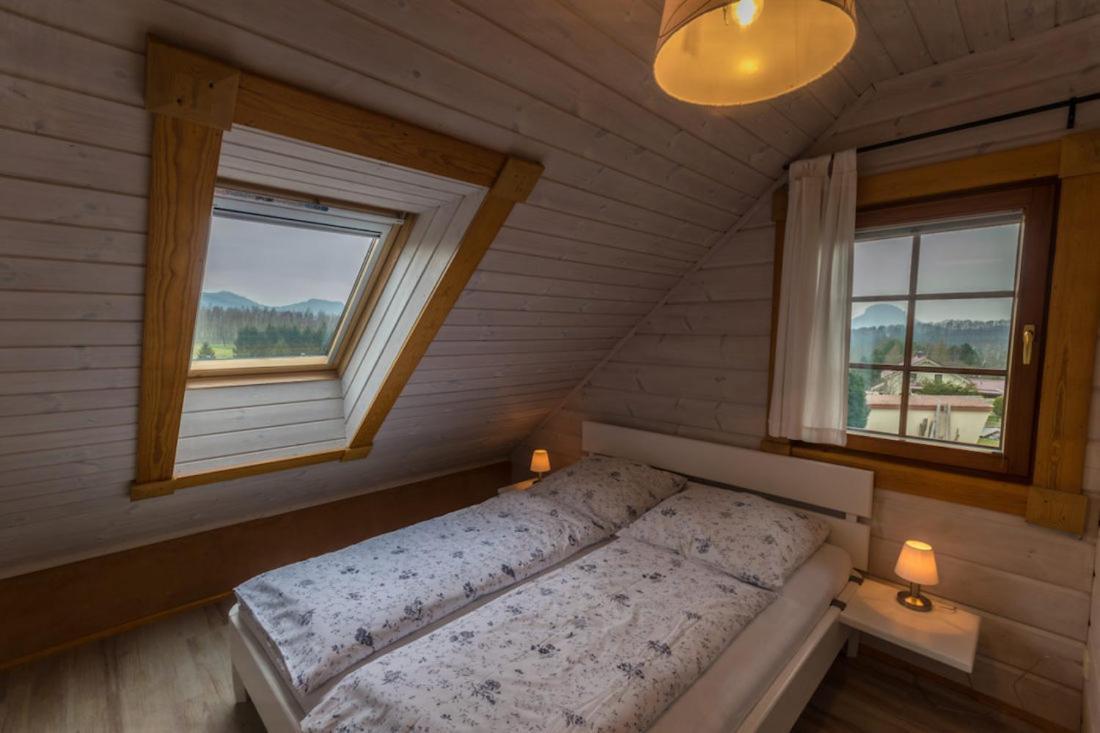 Ferienwohnung Im Blockhaus Rosenkranz Rathmannsdorf Ngoại thất bức ảnh